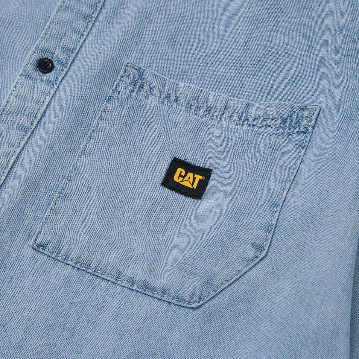 Camisa Denim para hombre color celeste