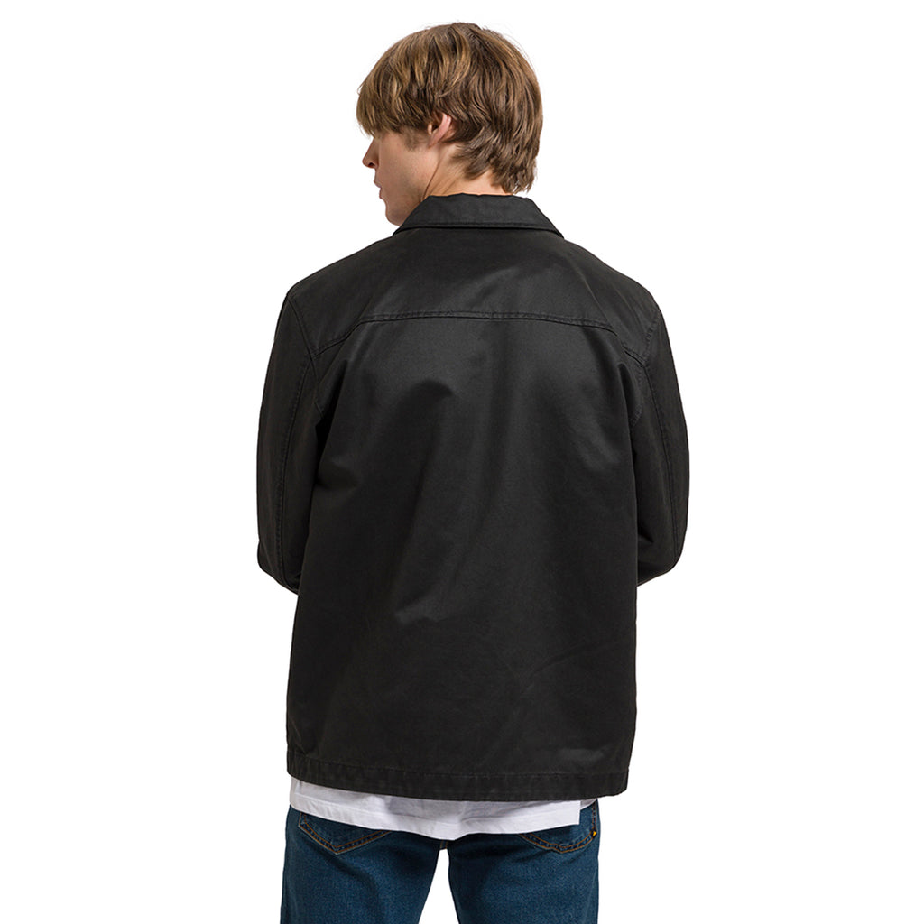 Jacket Waxed Chore para hombre color negro