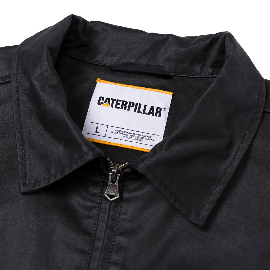 Jacket Waxed Chore para hombre color negro