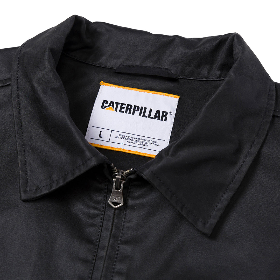 Jacket Waxed Chore para hombre color negro