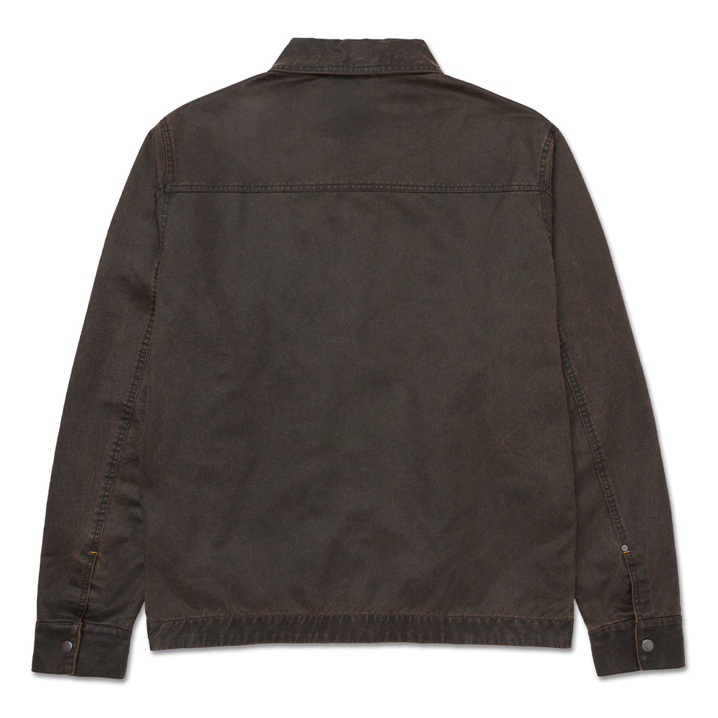 Jacket Waxed Chore para hombre color café