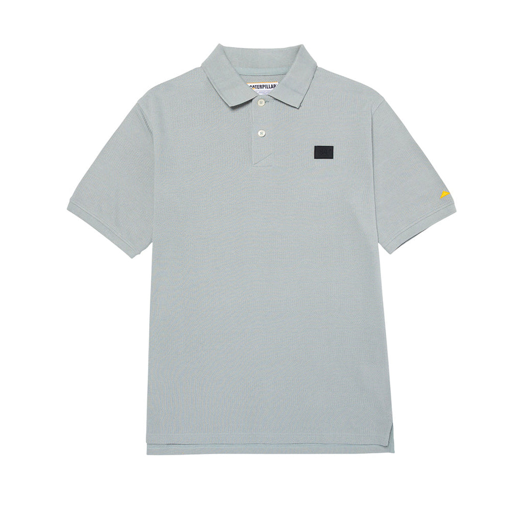 Camisa polo Cat Logo Jersey para hombre color gris
