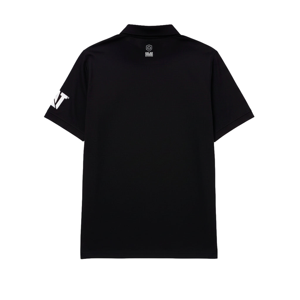 Camisa polo Cooling Lightweight para hombre color negro