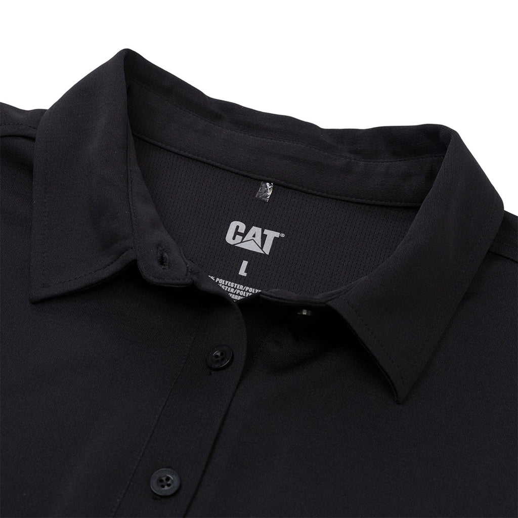 Camisa polo Cooling Lightweight para hombre color negro