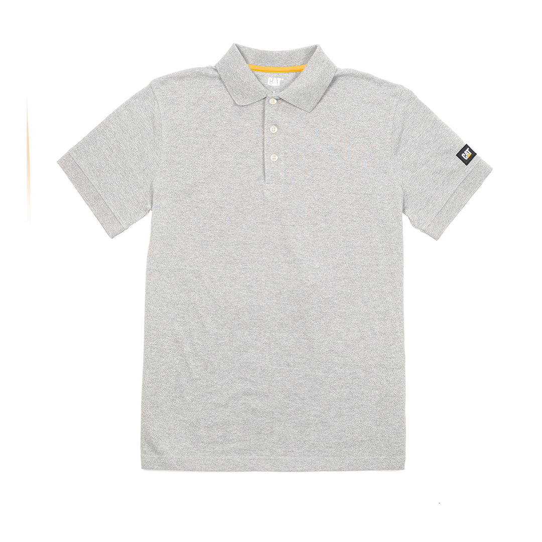 Camisa polo Essential para hombre color gris