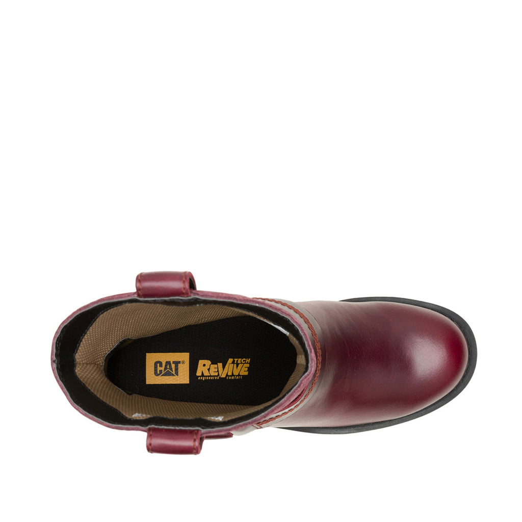 Botas Rewrite Harness para mujer color vino