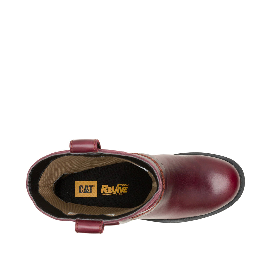 Botas Rewrite Harness para mujer color vino