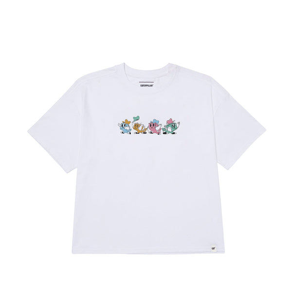 Camiseta Danny Boxy para mujer color blanco