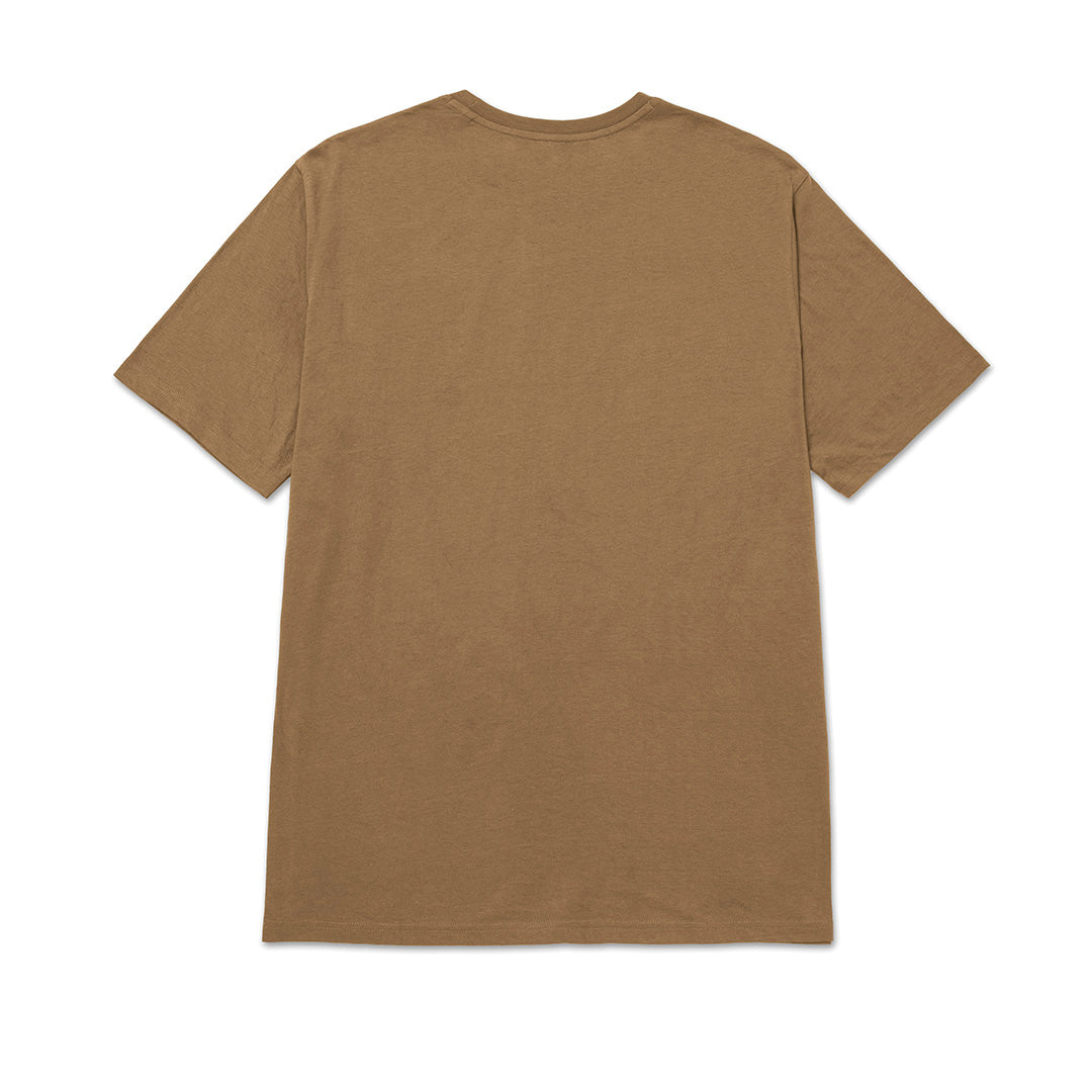 Camiseta Cat para hombre color café