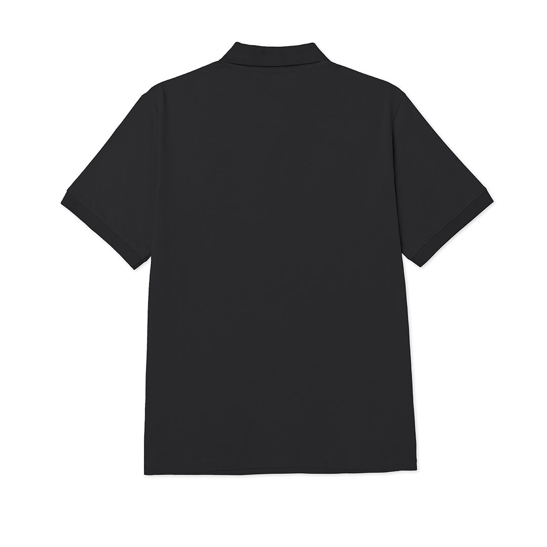 Camisa polo Cat Logo para hombre color negro