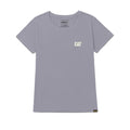Camiseta Cat Logo para mujer color morado