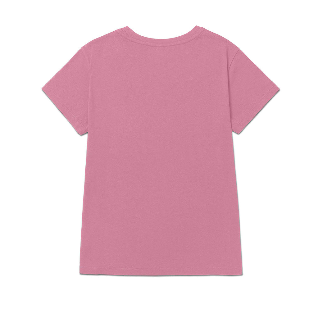 Camiseta Cat Logo para mujer color rosado