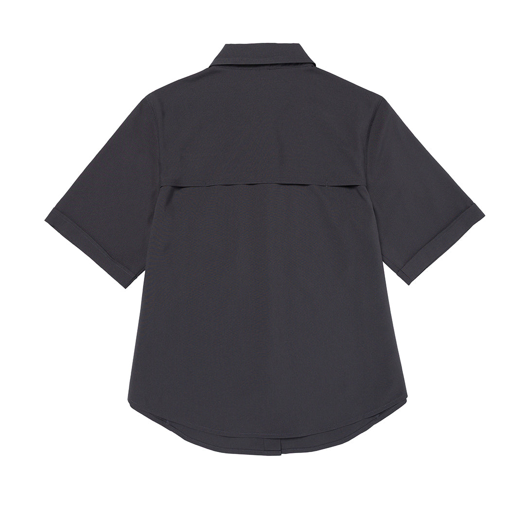 Camisa W Lightweight Tech para mujer color negro