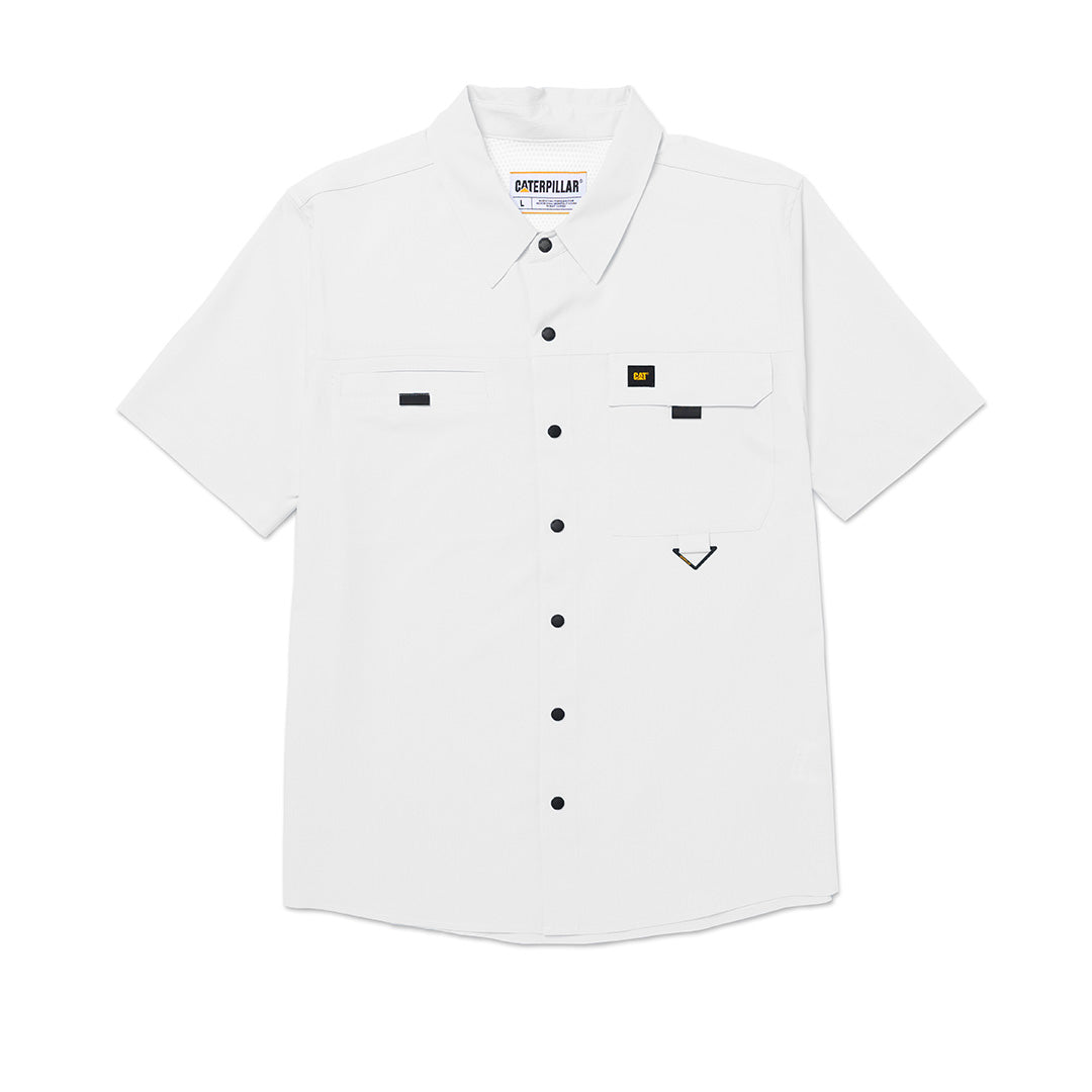 Camisa Lightweight Tech para hombre color blanco