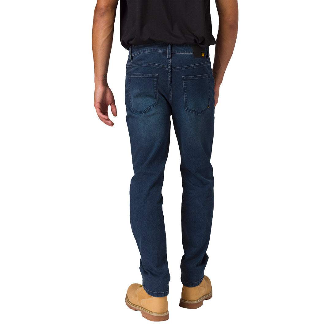Jeans slim Triblend para hombre color marino