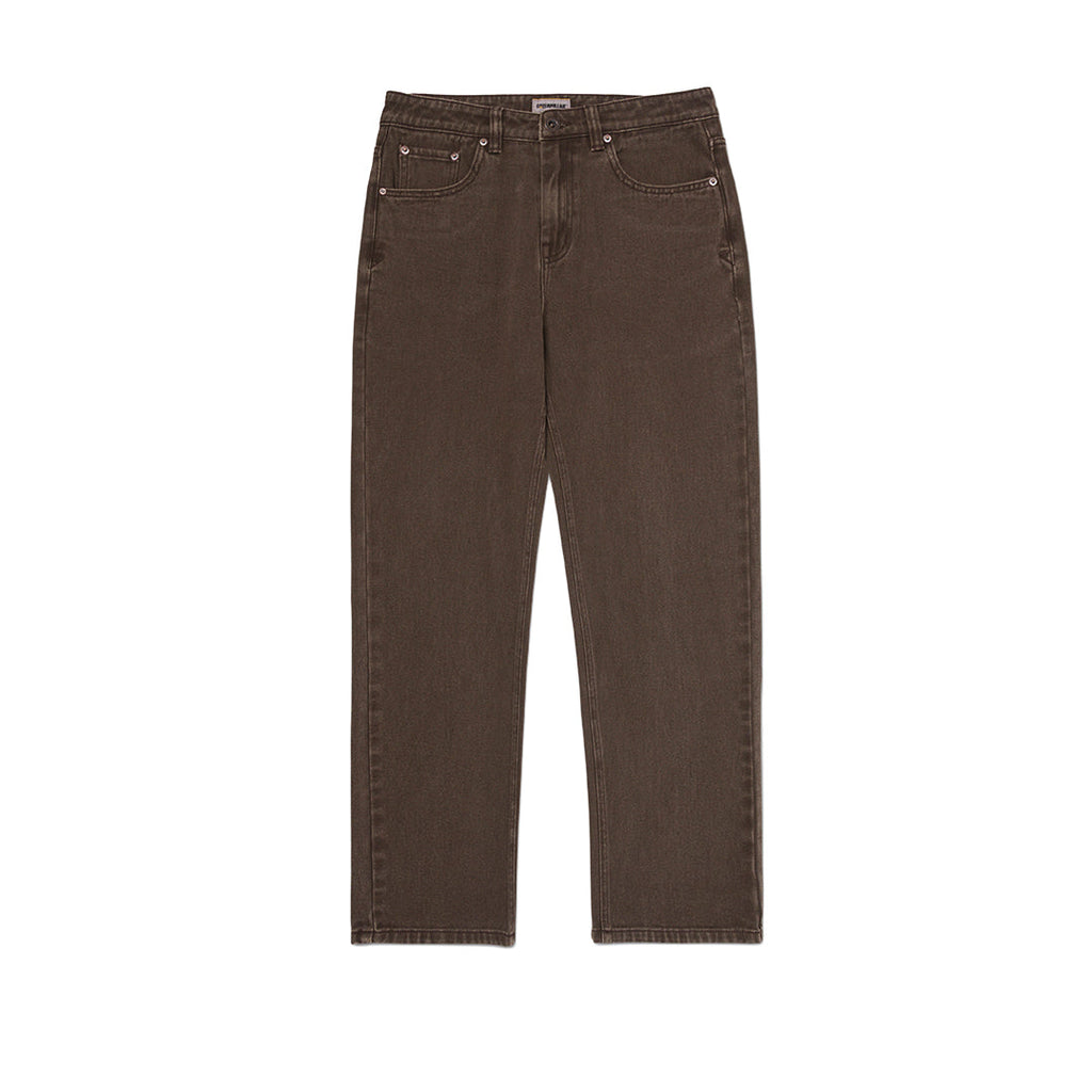 Jeans Rigid para hombre color café