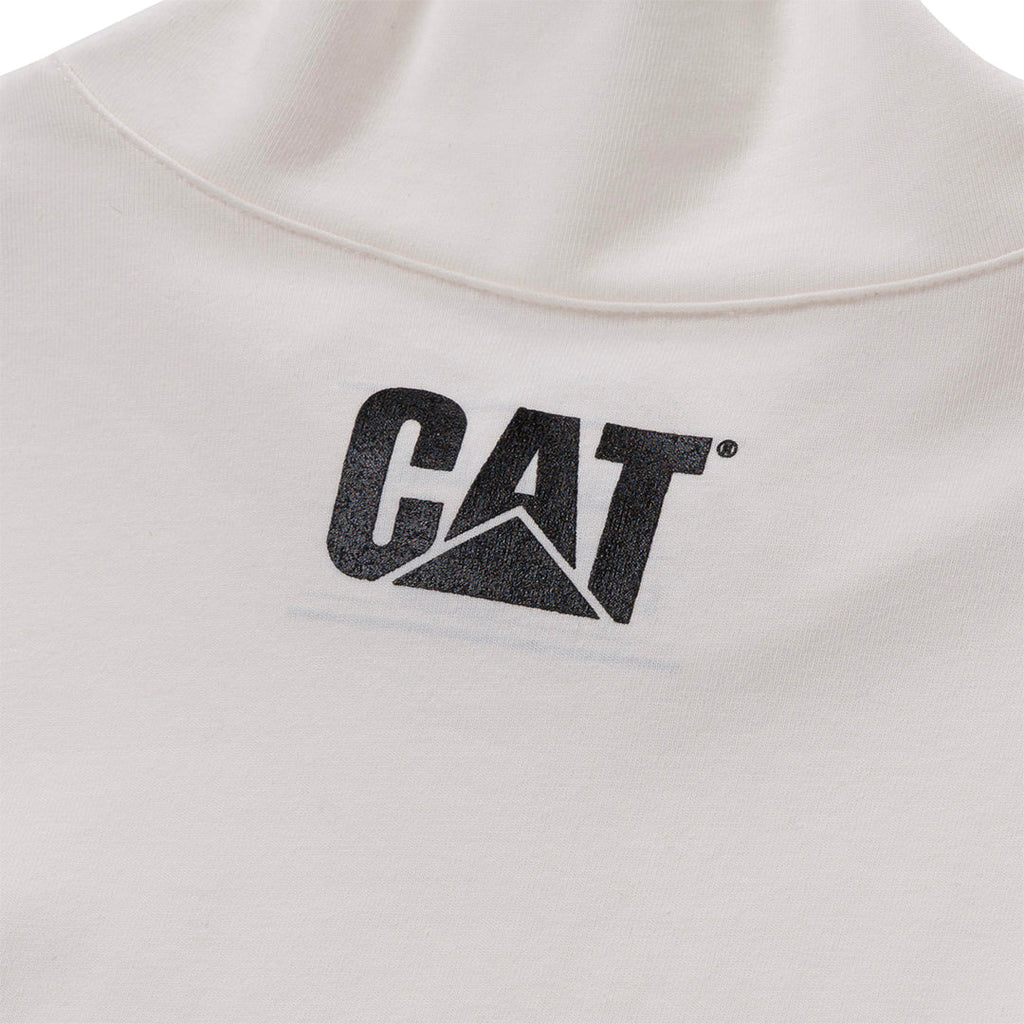 Camiseta Sporty Mock para mujer color blanco