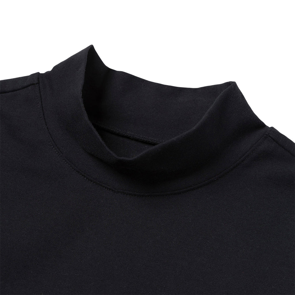 Camiseta Sporty Mock para mujer color negro