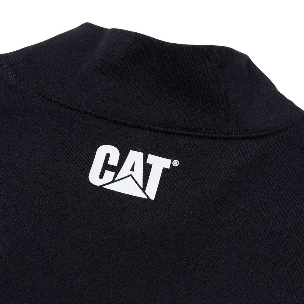 Camiseta Sporty Mock para mujer color negro