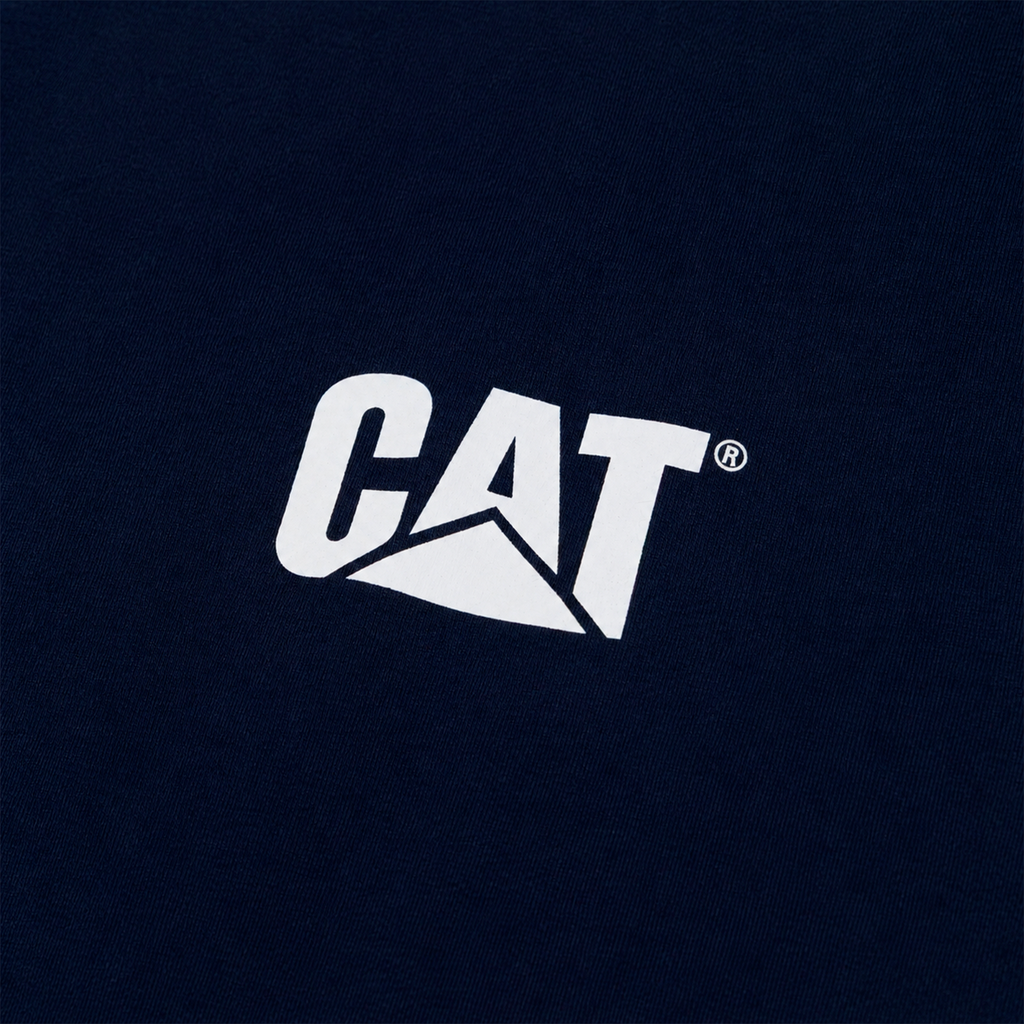 Camiseta Caterpillar para hombre color navy