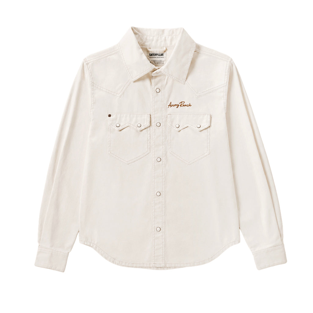 Camisa Canvas para hombre color blanco