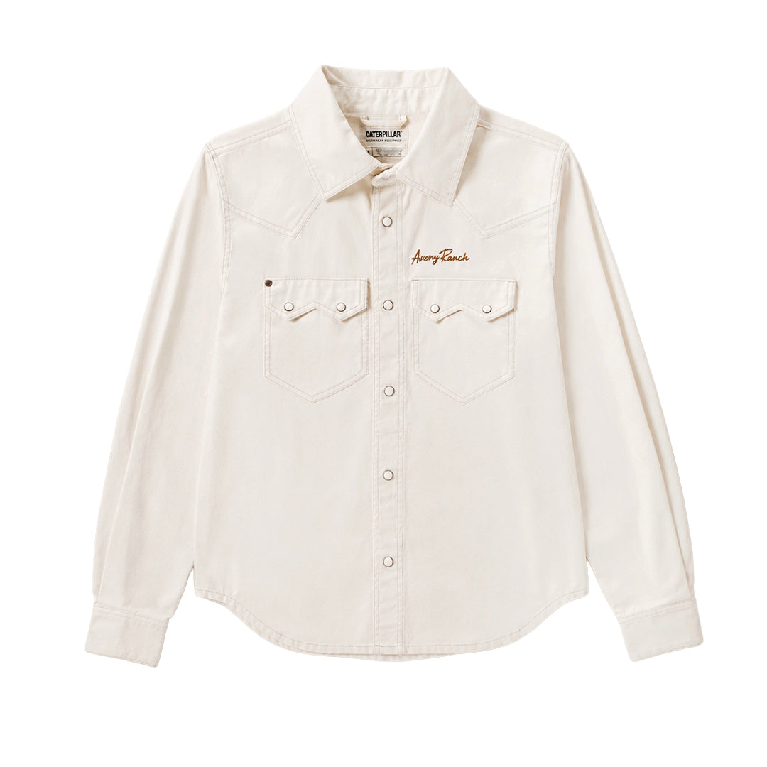 Camisa Canvas para hombre color blanco
