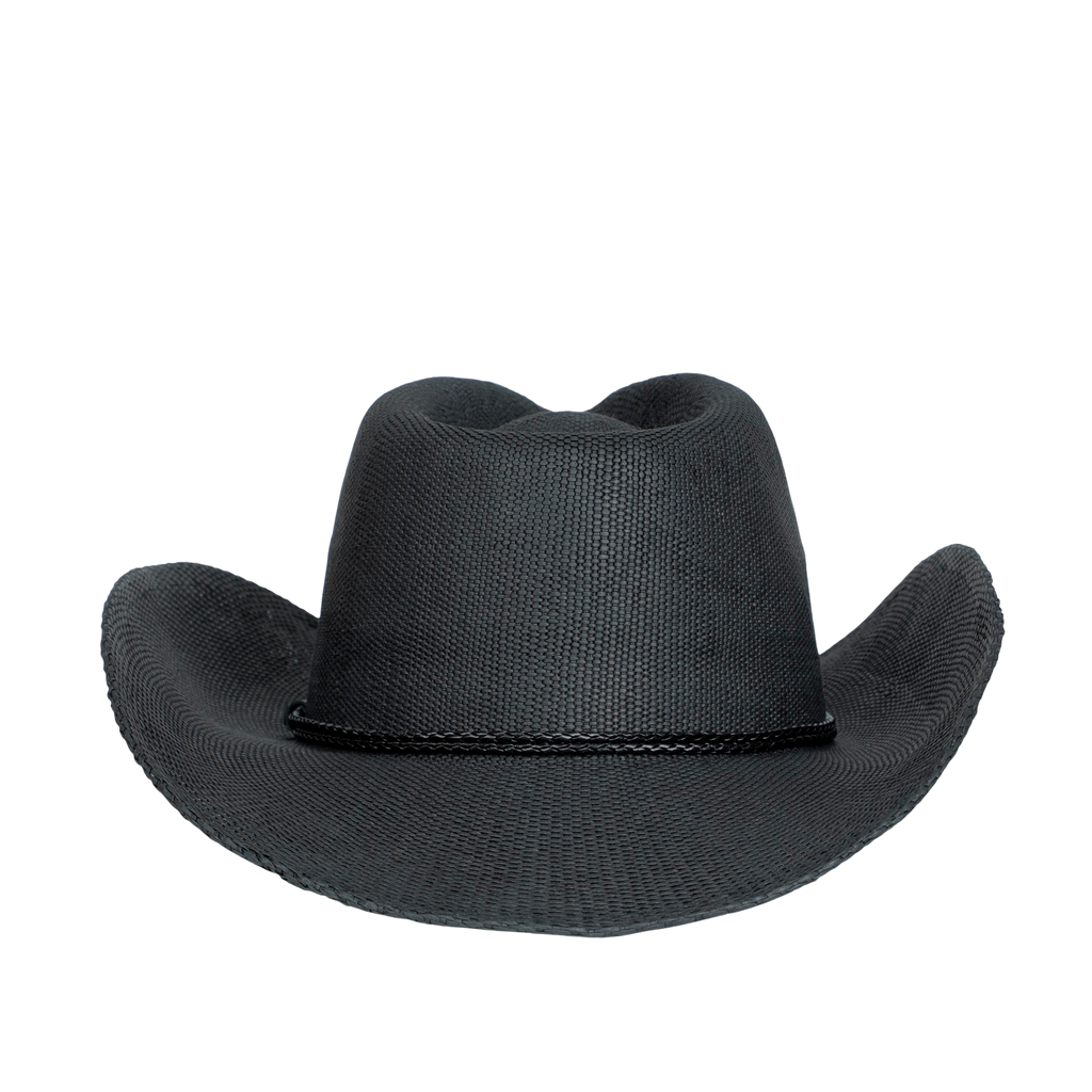 Sombrero Western Cowgirl unisex color negro