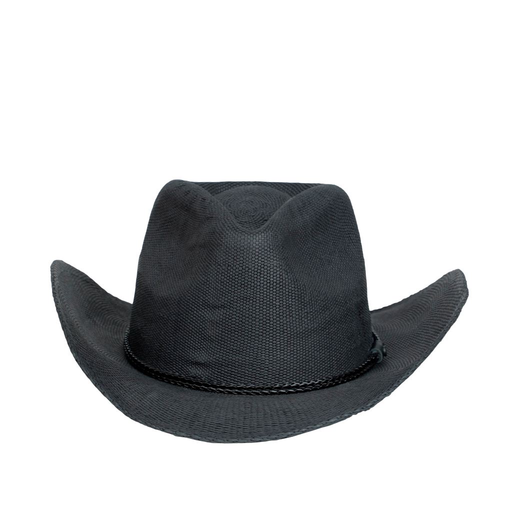 Sombrero Western Cowgirl unisex color negro
