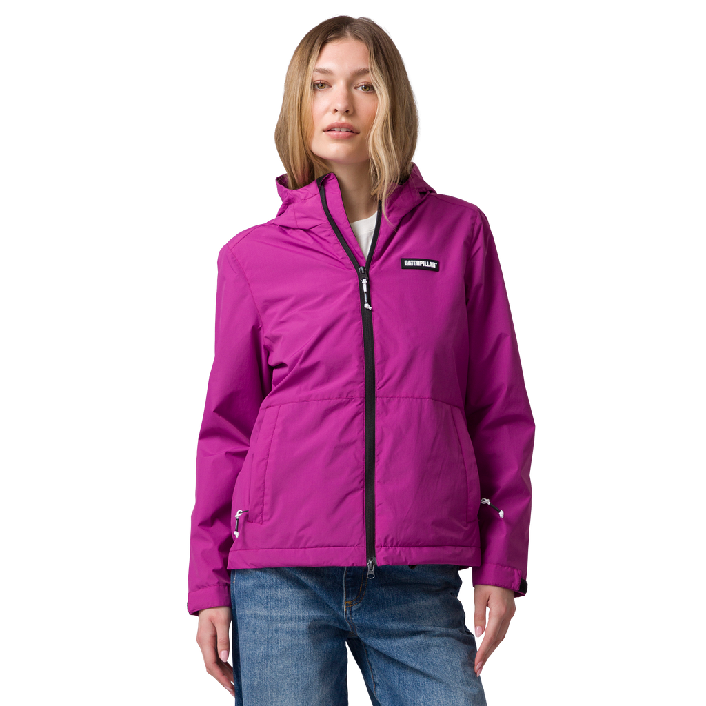 Jacket Rain para mujer color morado