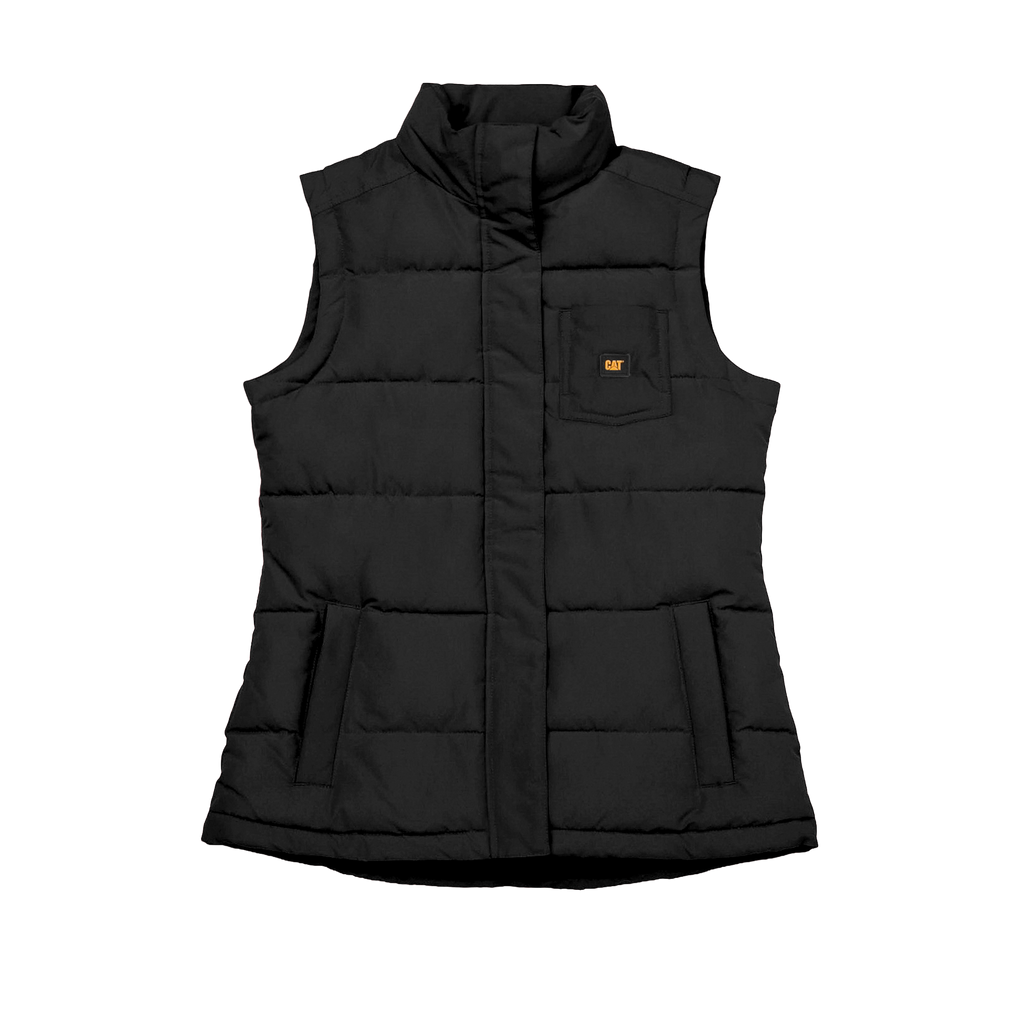 Chaleco Caterpillar para mujer color negro
